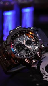 Sunlifex Jam Tangan Pria D005 Digital Analog Multifungsi Olahraga Jam Tangan Cowok Original