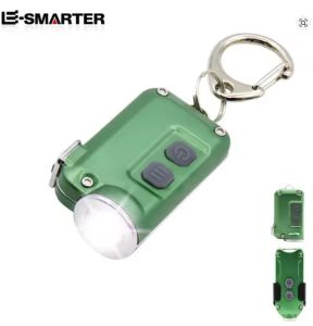 ESMARTER | Đèn Pin Mini Cầm Tay 3 * LED Siêu Sáng Có Thể Sạc Lại Đèn Pin Ngoài Trời Chống Nước Có Nắp Kẹp Màu Đen ABS Đi Bộ Đường Dài Cắm Trại Đèn Khẩn Cấp