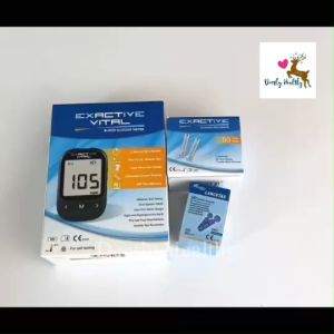 🚑ส่งเร็ว🚑 แผ่นตรวจน้ำตาลในเลือด🩸EXACTIVE VITAL🩸ตรวจน้ำตาลในเลือด ควบคุมน้ำตาล ส่วนลดพิเศษ🩷