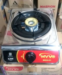 KOMPOR GAS 1 TUNGKU SNI FULL STENLES