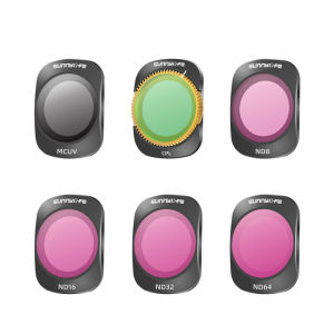 Sunnylife For DJI Pocket 3 NDPL CPL Filters Kit Osmo Pocket 3 Accessories ND8 ND16 ND32 MCUV Lens Filters Gimbal Protector Set