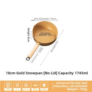 YOGEHOME | Non-Stick Universal Use For Stove and Induction Aluminum Snow Peak Pot