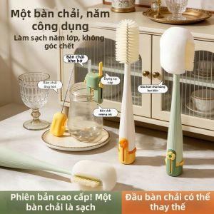 PISSA | 5-in-1 Long Handle Insulated Cup Cleaning Brush