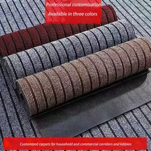 Striped Carpet Anti Slip Washable Fully Covered Oil Absorbing Used in Kitchens Corridors Runways Entrances Bathrooms
