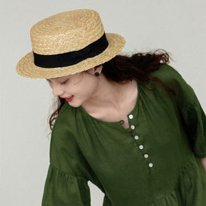 Baby Kids Breathable Panama Jazz Straw Hat Cowboy Fedora Hats Summer Casual Beach Sun Cap