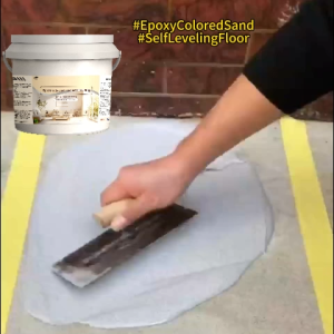 10KG Self Leveling Epoxy Floor Paint Colored Sand Imitation Marble Wear-resistant Anti-skid Home Use