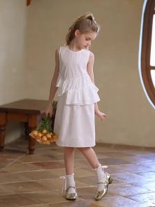 Little Naive | Irregular Long Dress Sleeveless Lyocell Summer Dress