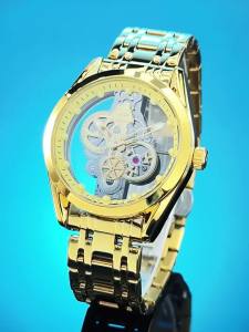 OLEVS | Skeleton Transparent Mens Watch