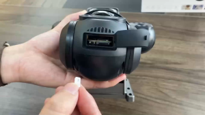 DOSEN VTS28 Solar IP66 Wireless Outdoor waterproofing Three lens Wifi CCTV Camera Built-in Battery 4G Sim Card Using V380 Pro App