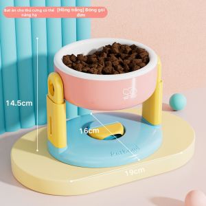MAOGUANJIA | Bát Ăn Thú Cưng Điều Chỉnh Độ Cao