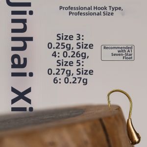 WLGZ | Brass Copper Head Floating Carp Fishing Hook