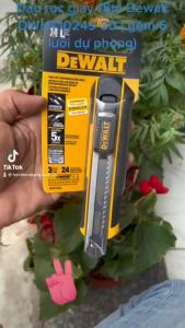 Dao rọc giấy 18m Dewalt DWHT10249-30 ( gồm 3 lưỡi dự phòng)