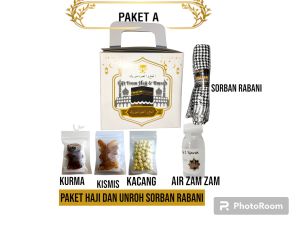 PAKET OLEH-OLRH HAJI DAN UMROH BOX KABAH KACANG ARAB BIASA