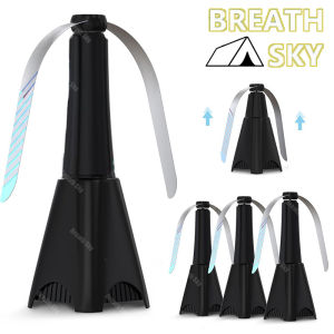 Quivlox Portable Mosquito Repellent Fan Fly Deterrent Fan Quiet Operation Soft Stop Blades Battery Powered Sulit Matibay For Home Outdoor Picnic Camping Bbq Restaurant