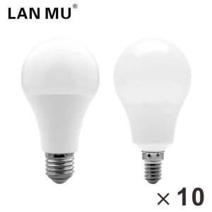 DSELCHUN | Bộ 10 Bóng Đèn LED E27/E14 20W-3W Ấm/Trắng Mát AC 220V Đèn Tiết Kiệm Năng Lượng Cho Đèn Chiếu Sáng Gói 10 Chiếc