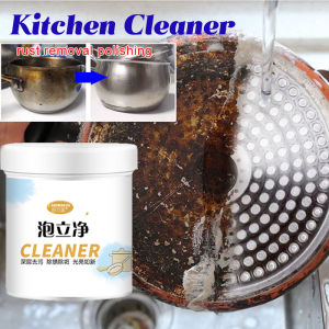 CLEANER WASHING POWDER Stainless cleaner 250g stain remover Stainless Steel Polish Oven Cookware Cleaner Metal Polish Cream Rust Remover  Multifunctional Detergent Can be used to clean stainless steel pots faucet dirt tile cleaning shoes