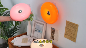 USB Donut Table Lamp Bedside Lamp Tidur LED Desk Lamp Ambient Night Light Home Decor Touch Lights