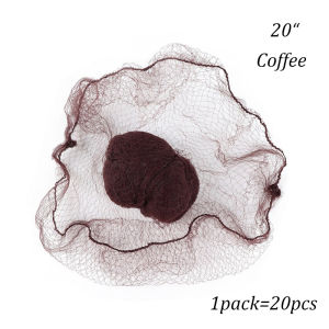 20 Chiếc Lưới Tóc Nilon Màu Đen Be Nâu Lưới 5mm Bền Dụng Cụ Tạo Kiểu Tóc Cho Tóc Giả Và Kiểu Tóc Viền Thun Không Nhìn Thấy