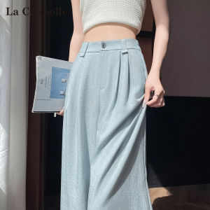 La Chapelle | High Waist Drapey Straight Leg Pants