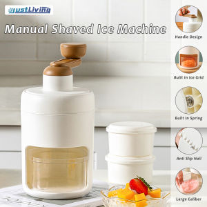 JustLiving 1PC Manual Ice CrusherHousehold Razor CrusherHandheld Snow MachineElectric Cone Wheat Portable Mini Manual Ice Crusher Hand Crank Manual Ice Breaker