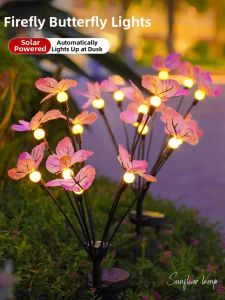 YUANMUXUAN | Waterproof Outdoor Garden Decorative Solar Stake Lights