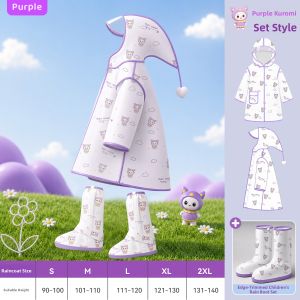 RAINCATO | Child-Friendly Portable School Raincoat and Boots Set