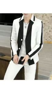 Áo vest nam Áo Vest phối 2 màu Đen - Trắng thanh lịch sang trọng dễ phối đồ. Vest được làm từ vài Polyester không nhăn không nhàu. Mã H56