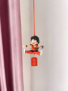 Trang Trí Xe Hơi Dragon Ball Goku Mặt Dây Chuyền Gương Chiếu Hậu Trang Trí Xe Hơi Quà Tặng Sáng Tạo Cho Bạn Bè