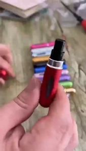 5ml Portable Mini Refillable Perfume Bottle Spray Scent Pump Empty Cosmetic Container Spray