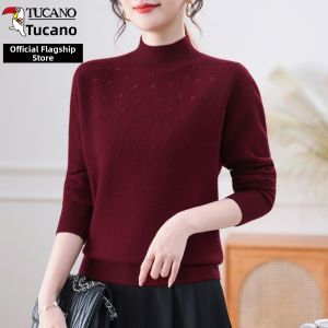 TUCANO | Half-neck Wool Sweater Purple