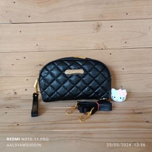 Tas Kerang Bordir - Tali Panjang & Tali Pendek - 2 Ruang & 2 Resleting