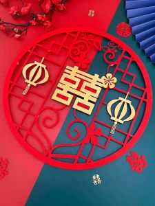 3D non-woven wedding decoration sticker