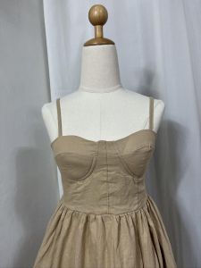 Pearl Casual Bustier Padded Maxi Dress for Women Fit Small to Medium