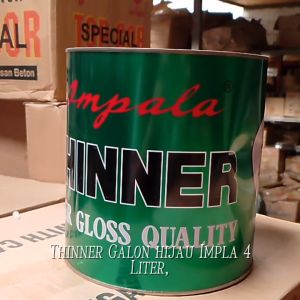 Thinner Galon Hijau IMPALA 4 Liter: Informasi & Panduan