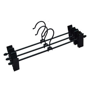 Strong Retractable Plastic Pants Hanger Clothing Store Non-Slip Seamless Underwear Rack Home Use Extendable Plastic Pants Clothesline