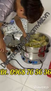 Nồi hấp xôi giò chả bánh bao Xửng hấp đa năng dùng cho gia đình size 35cm