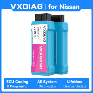 VXDIAG VCX NANO For Nissan Car OBD2 Diagnostic Tool with Free License All System Diagnosis J2534 Programming for Infiniti GTR