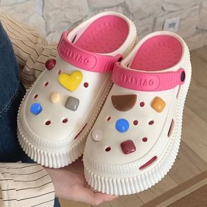 รองเท้าแตะหัวโตแฟชั่นผู้หญิงใส่แล้วน่ารัก เป็นมาตรฐานที่พร้อมส่ง 5สี สั่งเลยโคตรคุ้ม แถมฟรีตัวติดด้วย