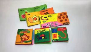 Buku Bantal Bayi Bahan Kain dan Mainan Edukasi Anak Bayi Cloth Book