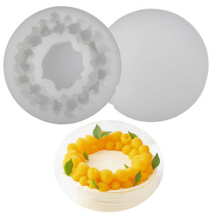 Single Raspberry Stacked Round Mousse Silicone Mold Fruit Cake Decoration Mold Chocolate and French Western Pastry Baking Mold