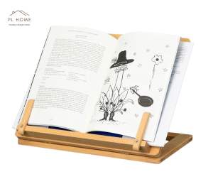 PL100 ขาตั้งหนังสือ แท่นวางโน็ตบุ็ค แท่นวางหนังสือ ที่ตั้งหนังสือ ที่วางหนังสือ กรอบไม้ ขาตั้งไม้ ที่ตั้งไอแพด ทำจากไม้จริง