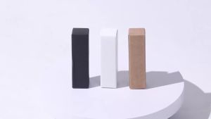 10Pcs Blank Kraft Paper Tube Showcase Box White Black Cardboard Container Essential Oil Perfume Lipstick Small Jewelry Desktop