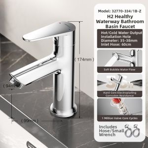 JOMOO | Hot and Cold Drawdown Anti-splash Sink Faucet