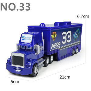 Takara Tomy | Cars Toy Truck Strip Weathers Lightning McQueen Murray Clutchburns Hauler Alloy Diecast Model Container Hauler