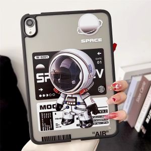 HEXDRAGON Q-สไตล์ ตัวการ์ตูนรักฝา iPad Mini 6/7/8 3 2 1 7.9 9th/8th/7th Gen 10.2 10.5 Air 4/5/6/7 9.7 IPad 11 กระเป๋าผ้าที่ช่วยให้สัตว์ที่สุดมีความสวยงามสูง