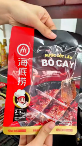 Gia vị Haidilao nước cốt lẩu vị Cà chua/ vị Nấm/ vị Trường thọ/ vị Tomyum/ vị Bò cay/ vị Mala