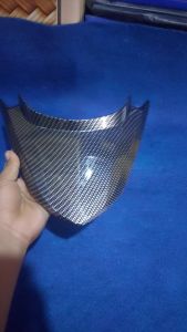 Cover Pet Stop Sambungan Body Belakang Honda Supra X125 RR F1 Injeksi Karbon