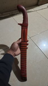 Golok Cengkehan Baja Hedling Kuat Kokoh