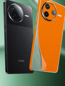 Ultra-Thin Luxury Leather Pattern Mobile Phone Back Film for Redmi K80 Full Cover Side Frame Film Redmi K90 High-End Sensation