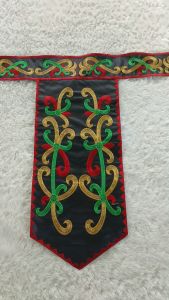 Renda Bordir Sabuk Motif Dayak: Aksesoris Dayak Tradisional
